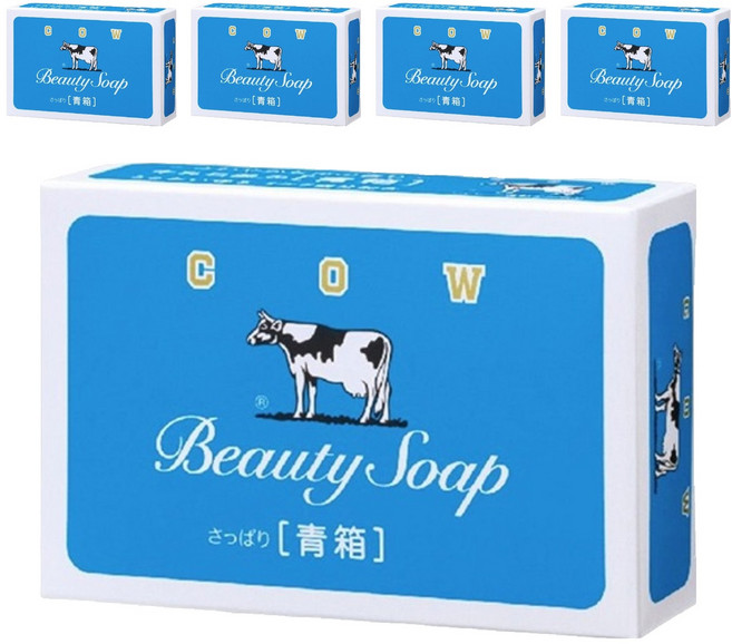 COW STYLE 牛乳石鹼 滋潤香皂 茉莉清爽, 85g, 5個