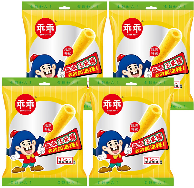 乖乖 玉米棒 玉米濃湯 15入, 105g, 4袋