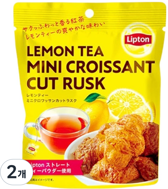 립톤 레몬티 맛 미니 러스크, 30g, 2개