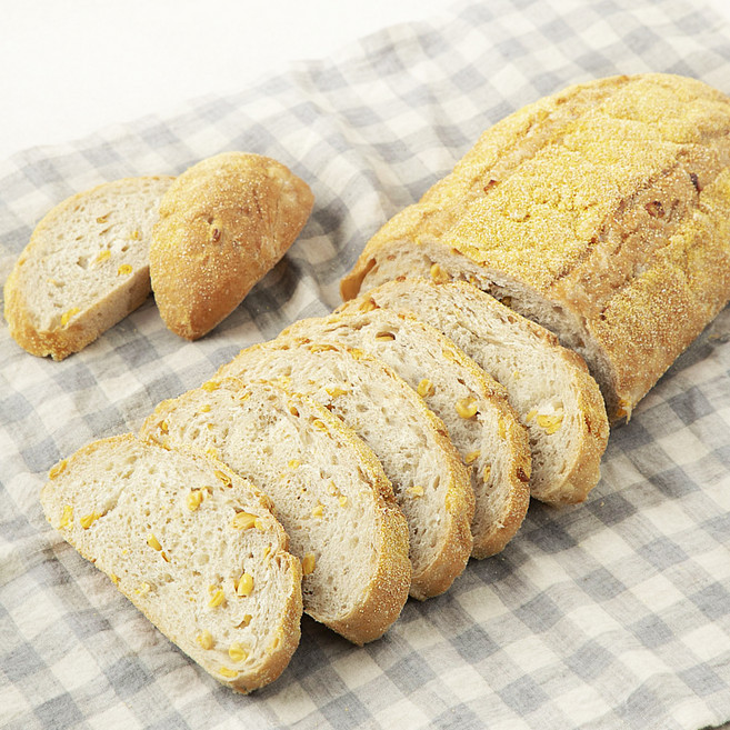 브로드카세 발효종 에브리데이 저당 고소한 옥수수 깜바뉴, 640g, 1개, 1개입