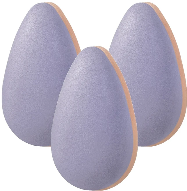 피카소 꼴레지오니 컬러팁 스펀지, 퍼플, 3개 - 쿠팡