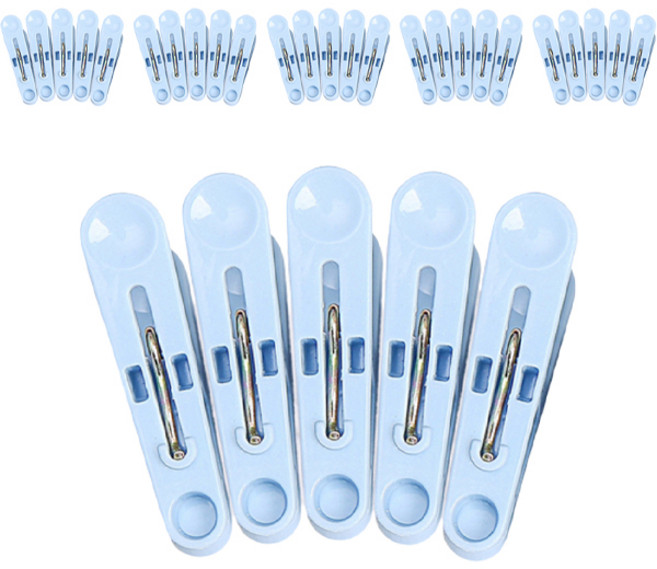 해피제이 대용량 기본 빨래집게, 블루, 50개