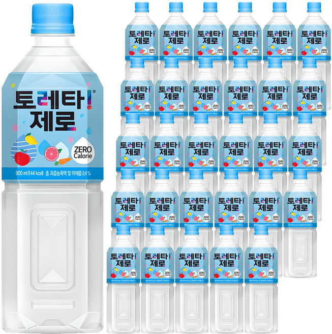 토레타 제로 이온음료, 900ml, 36개
