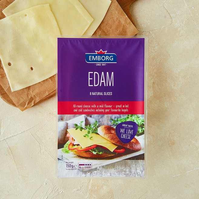 엠보그 에담 슬라이스 치즈, 150g, 1개, 1개입