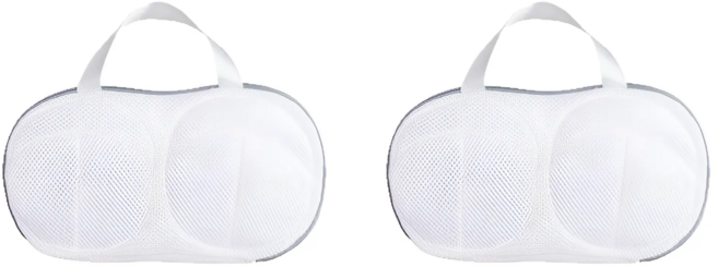 브래지어 전용 속옷 세탁망 고급형, 화이트, 2개