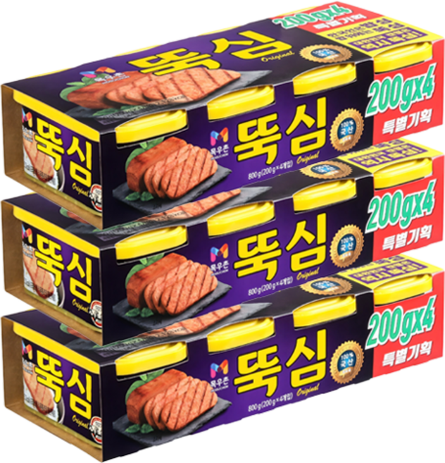 목우촌 뚝심, 200g, 12개