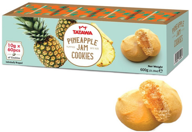 타타와 파인애플맛 쿠키 60p, 600g, 1개
