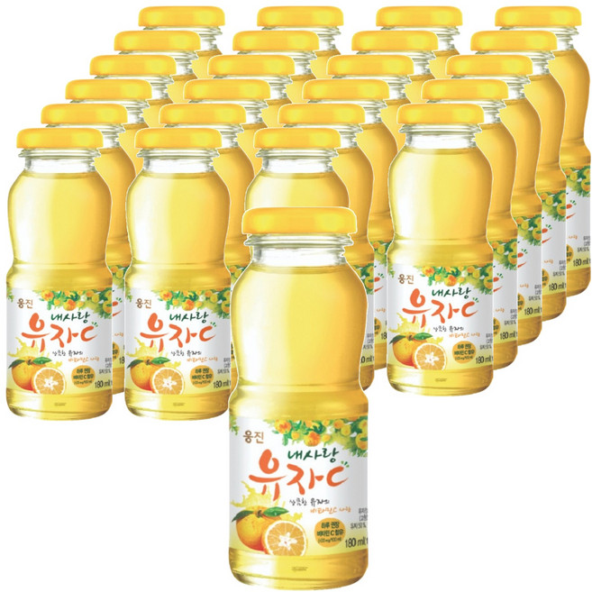 내사랑유자씨, 180ml, 24개