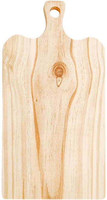 다드림 소나무 원목 푸드 플레이팅 손잡이 도마, 혼합색상, 1개