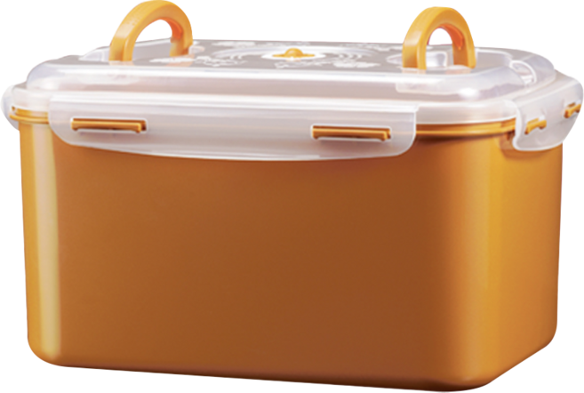 EASY&FREE 土黃色泡菜保鮮盒, 8L, 1個