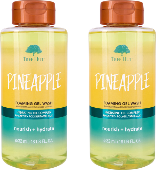 TREE HUT 乳木果沐浴露 Pineapple, 510g, 532ml, 2罐