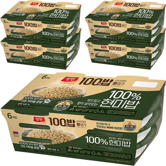 Dongwon 東遠 Yangban 兩班 100% 玄米飯, 130g, 30個
