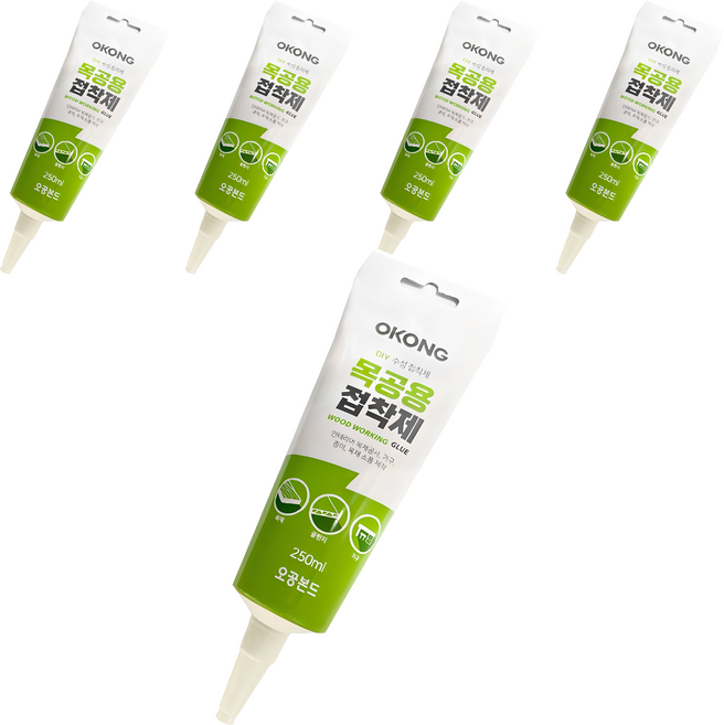 오공 목공용 접착제, 5개