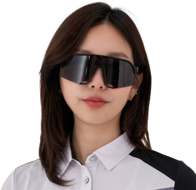 비안 아시안핏 데일리 스포츠 고글, 블랙, 1개