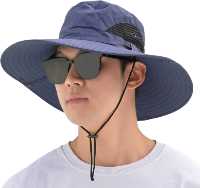 Bian 防紫外線機能登山帽, 海軍藍
