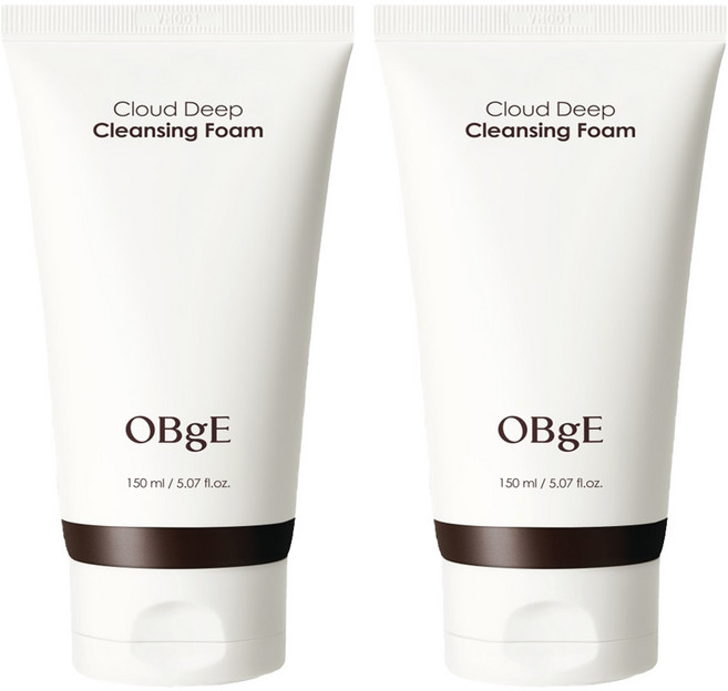 OBge 클라우드 딥 클렌징폼, 2개, 150ml