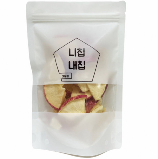 동결건조 과일 달콤하고 바삭한 말린 사과, 60g, 1개