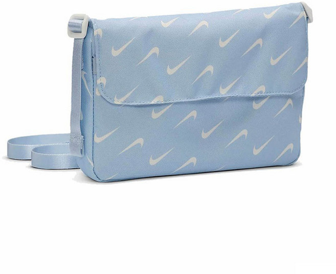 NIKE 耐吉 女款 W NSW FTRA CRSSBY-SWSH DROP 斜背包, 藍色, 1個