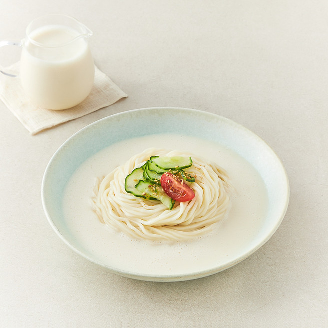 프레시오늘 껍질째 손수 영양가득 진한 파주장단콩국수 생소면 밀키트 2인분 세트, 1.146kg, 1개