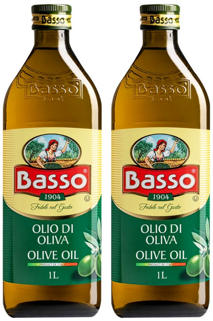 Basso 巴碩 橄欖油, 1L, 2瓶