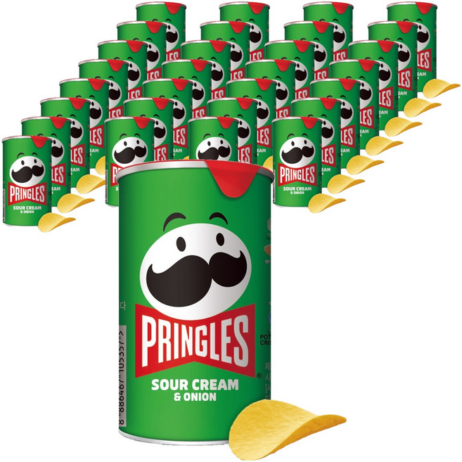 PRINGLES 品客 酸奶油洋蔥, 53g, 30個