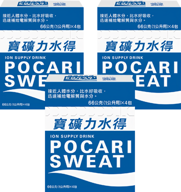 POCARI SWEAT 寶礦力水得 粉末, 66g, 12包