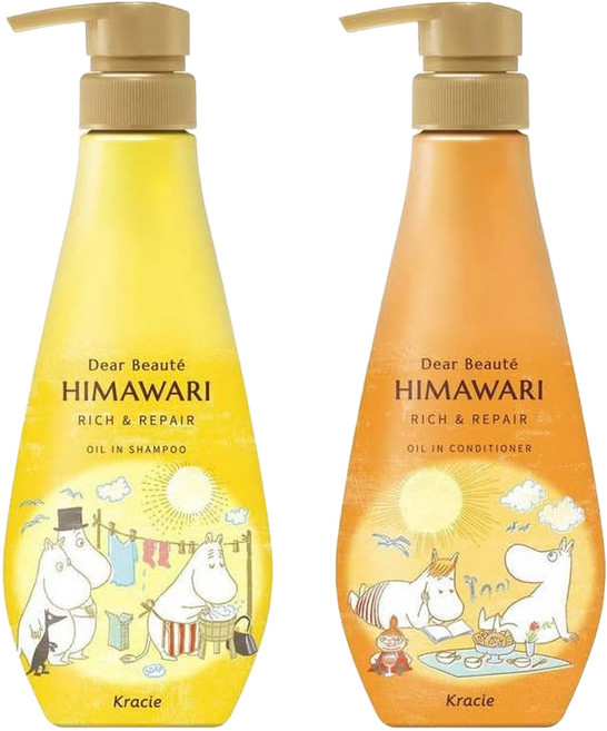 Kracie 葵緹亞 HIMAWARI 向日葵系列 嚕嚕米限定聯名款洗潤組, 1組