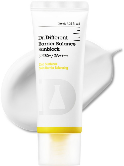 Dr.Different 肌膚屏障平衡防曬霜 SPF50+ PA++++, 40ml, 1條