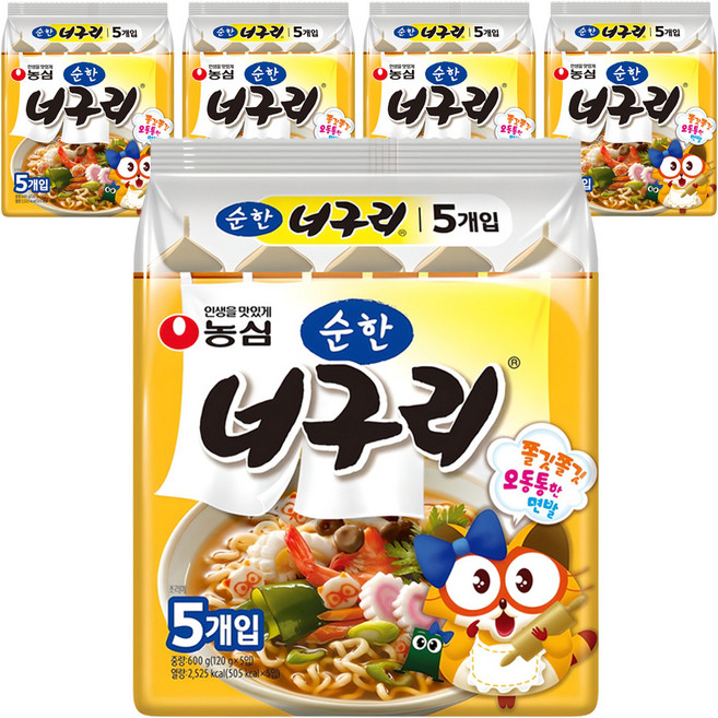 너구리 순한맛 120g, 25개