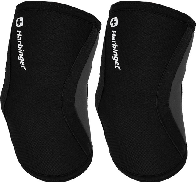 하빈져 프로 엘보우 슬리브 보호대 양쪽세트, 블랙, 1세트