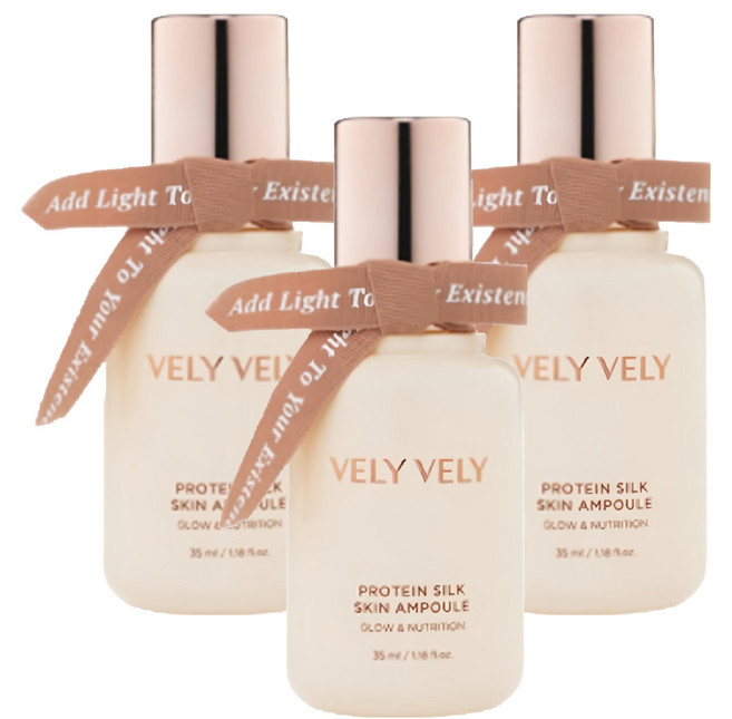 VELY VELY 蠶絲蛋白安瓶, 35ml, 3個