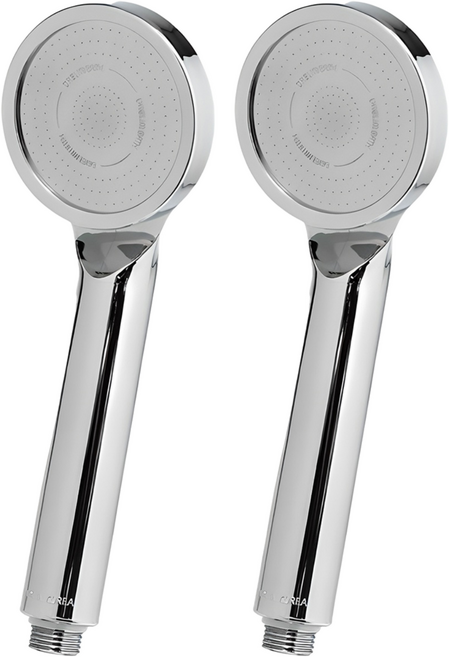 대림바스 수압상승 샤워헤드, 2개, 실버