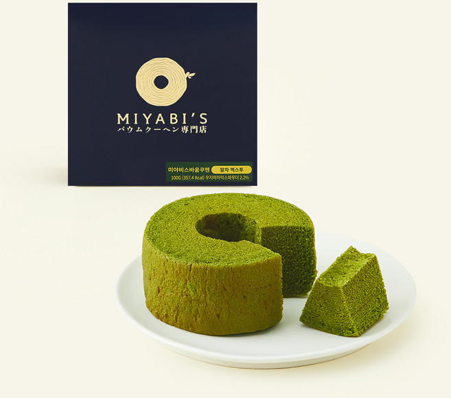 미야비스바움쿠헨 말차 엑스투, 100g, 1개