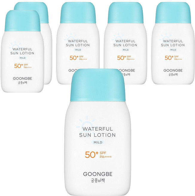 궁중비책 워터풀 유아 선로션 마일드 SPF50+ PA++++, 80g, 6개