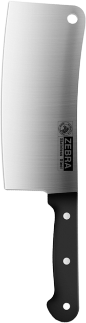 ZEBRA THAILAND 斑馬牌 420不銹鋼 美式菜刀, 1支, 銀色
