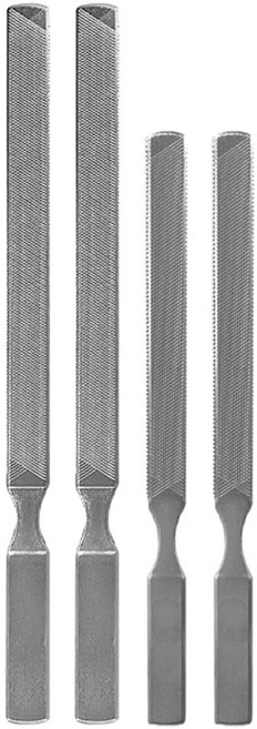 다크니스 스텐 손 발톱 정리 파일 2종 세트, 은색, 2세트