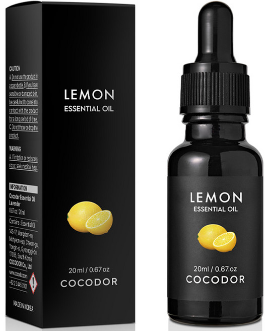코코도르 비건 아로마 에센셜오일, 레몬, 20ml, 1개