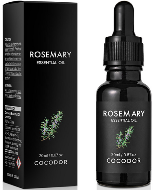 코코도르 비건 아로마 에센셜 오일, 로즈마리, 20ml, 1개