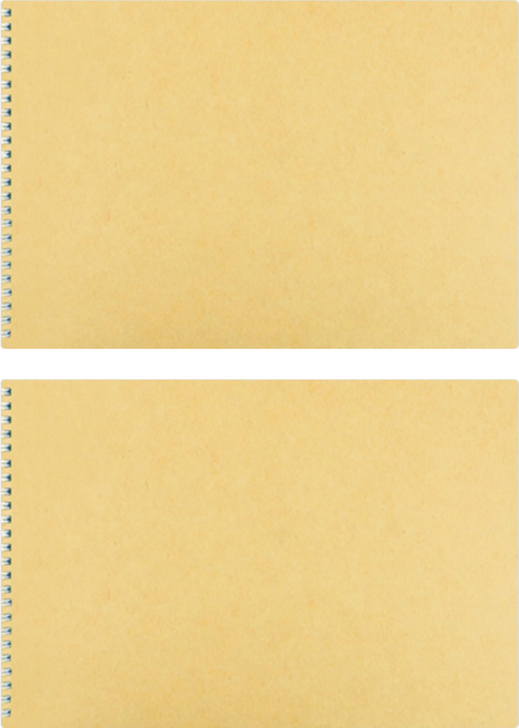 珠友文化 13K雙圈繪圖本 40張 NQ-63303-02 30.2 x 21.4 x 1cm, 2本, 牛皮