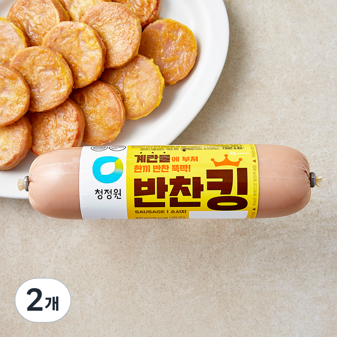 청정원 반찬킹 소시지, 160g, 2개