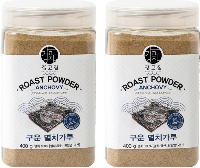강고집 구운 멸치가루, 400g, 2개