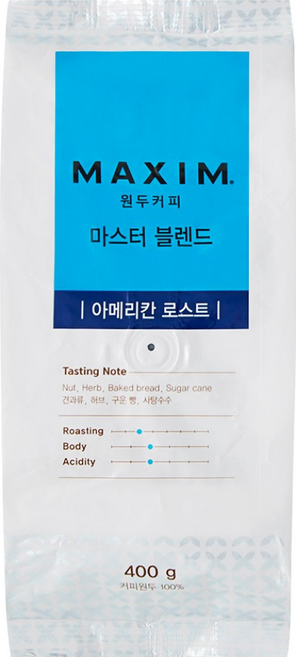 DONGSUH 東西食品 美式烘焙咖啡豆, 原豆(未研磨), 400g, 1個