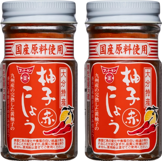 FUNDOKIN 柚子紅辣椒醬, 2個, 50g