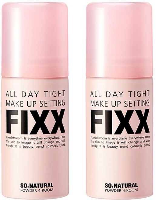 so natural 台灣公司貨 FIXX 全天候完美定妝噴霧 霧面微光, 35ml, 2瓶