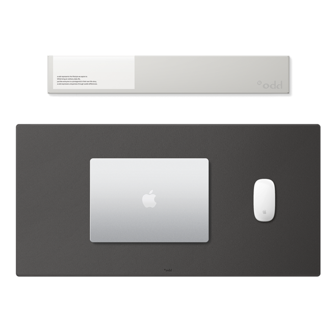 에이오드 가죽 데스크매트, 페블 차콜