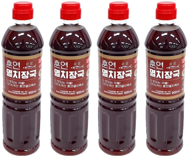 훈연 멸치장국, 4개, 900ml