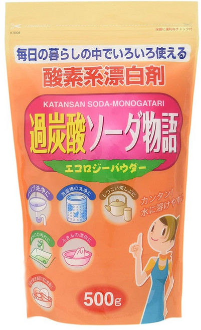 Kiyou 除虫菊 過碳酸鈉物語多功能清潔劑, 500g, 1包