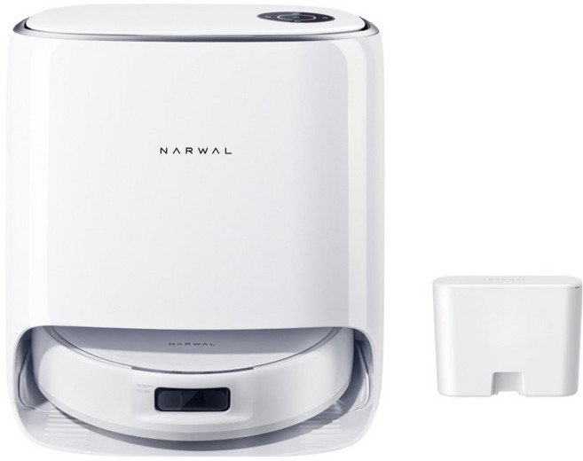 나르왈 Freo X Ultra 흡입 물걸레 겸용 올인원 로봇청소기 + 직배수 키트3.0 세트 방문설치, 화이트