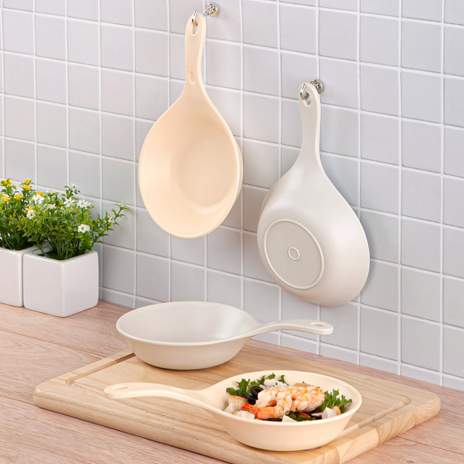 아띠홈 딥모드 손잡이 앞접시 2종, 1세트, 250ml(4P), 크림, 버터