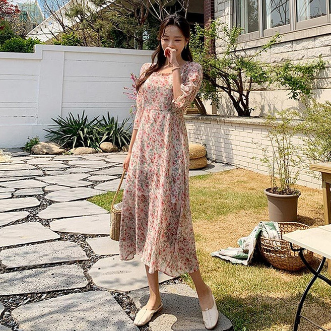 엔비룩 엘리샤 꽃 원피스